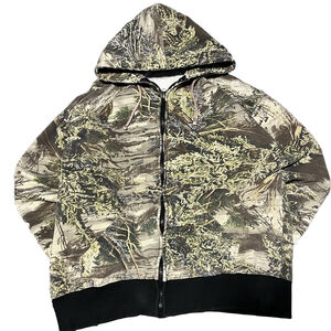 Men's Work n' Sport Camo Full-Zip Hoodie XL